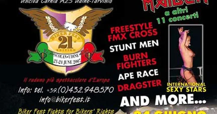 21a edizione del Biker Fest