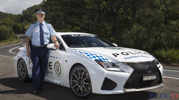 Lexus RC F: entra in servizio con la Polizia australiana