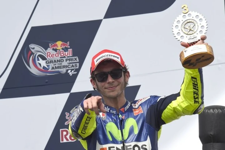 MotoGP Austin, Valentino Rossi sul podio: 