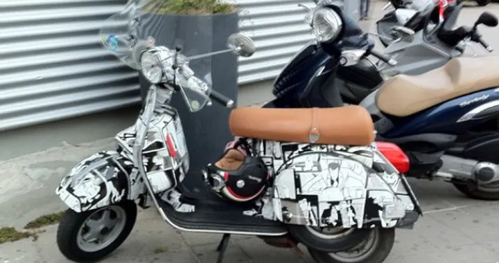 Foto del giorno: La Vespa di Lupin