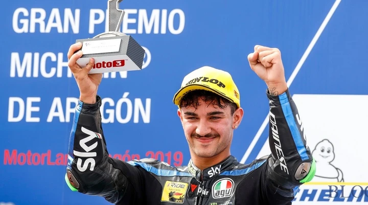 Moto3 Aragon, Foggia a podio: 