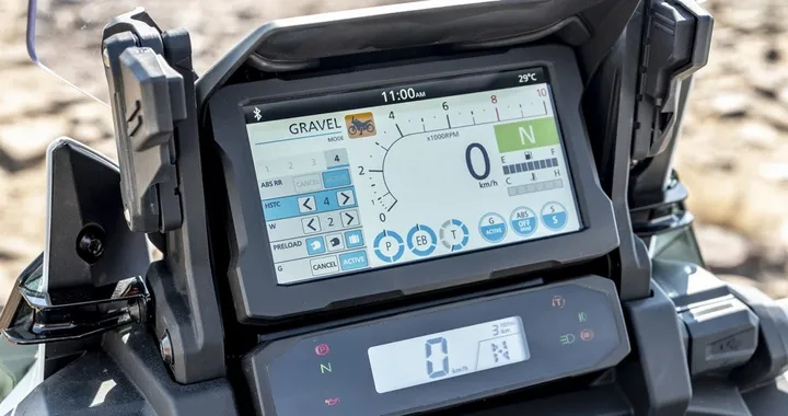Il TFT Touch dell'Africa Twin sul sito Honda