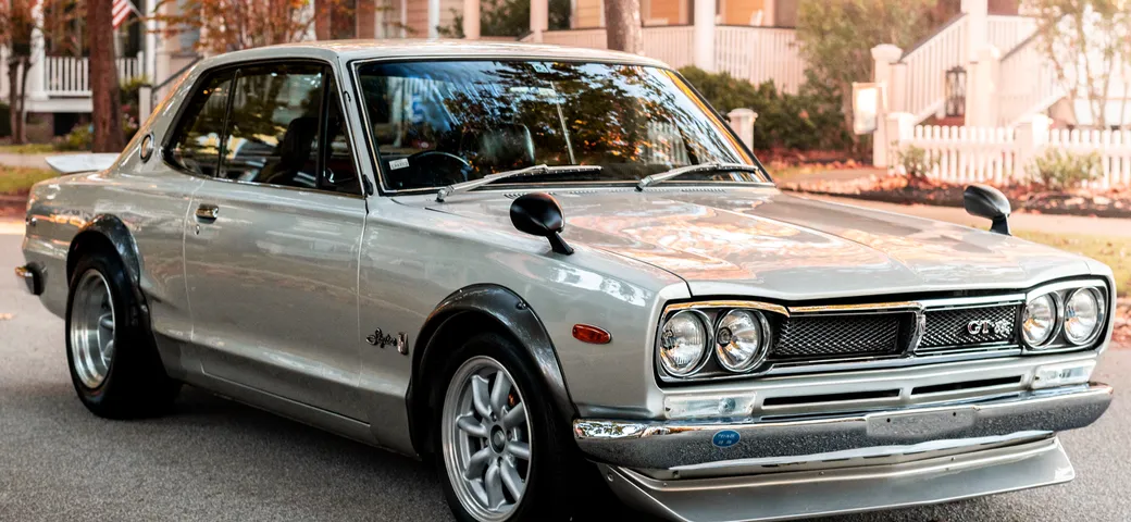 Una rara e potente Nissan Skyline GT-R del 1971 in vendita all’asta