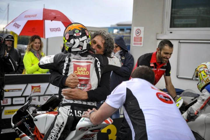 CIV Moto3 Vallelunga, il canto dei nuovi “galletti” sotto il diluvio