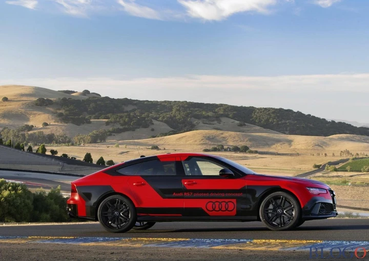 Audi RS7: l'esemplare a guida autonoma perde 400 chili