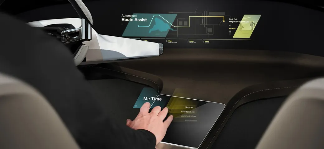 Ces 2017 BMW: un touchscreen a ologrammi