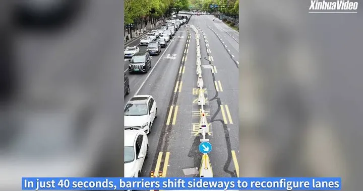 La strada cambia con il traffico: così Shanghai combatte le code