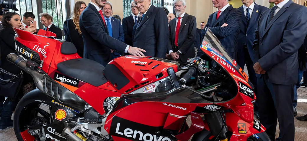 MotoGP, Bagnaia e il Team Ducati da Mattarella