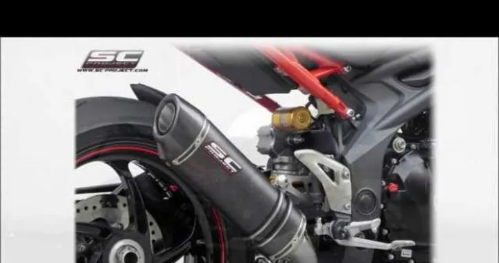 SC-Project: scarico singoli 3 in 1 ovale carbon per Speed Triple 1050/R
