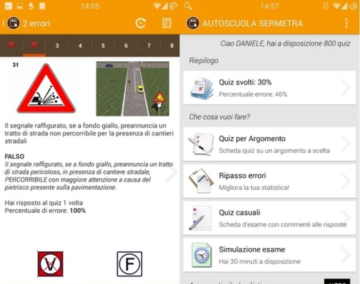 Rubrica App per Motociclisti: Galileo Quiz Patente