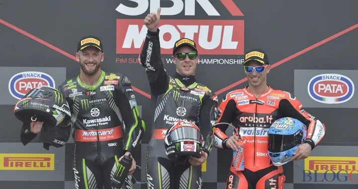 SBK Imola 2018: Rea domina Gara-1, Sykes e Melandri sul podio