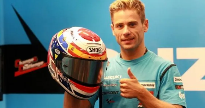Bautista a Laguna Seca con una nuova grafica sul casco per sostenere il Giappone