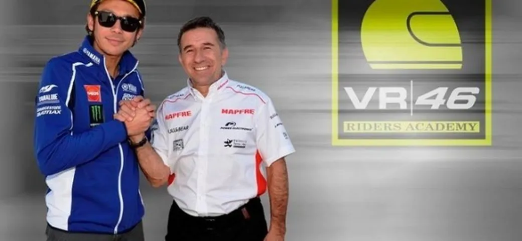 Valentino Rossi e team Aspar insieme nel CEV