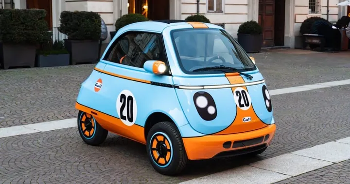 La Microlino si trasforma in una leggenda del motorsport anni '70