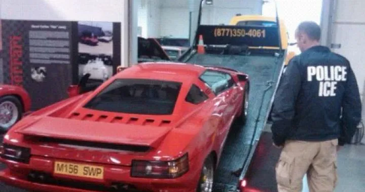 Cizeta V16T: un esemplare sequestrato negli Stati Uniti