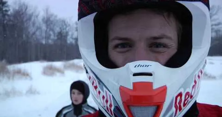 Double backflipping a snowmobile is not easy.