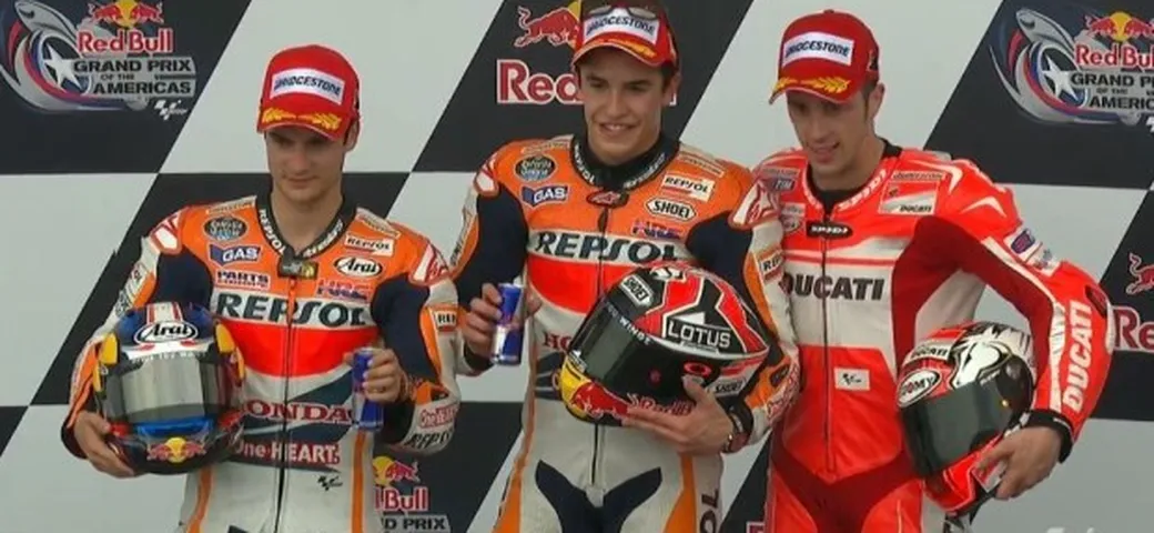 MotoGP Austin 2014: vince Marquez su Pedrosa, Dovizioso porta la Ducati sul podio, Rossi 8°  [FOTO]