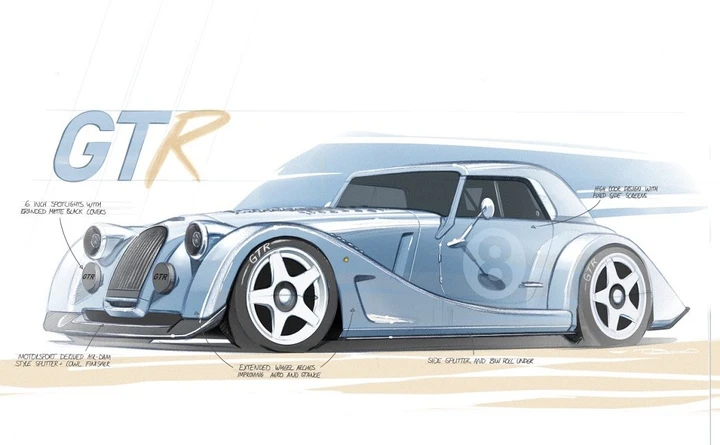 Morgan Plus 8 GTR: prime anticipazioni sul nuovo progetto V8