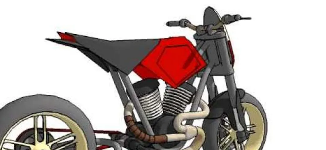 Special Cafè Racer powered by Google Sketchup