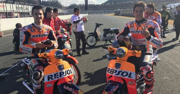 Marquez e Pedrosa all'Honda Racing Thanks Day