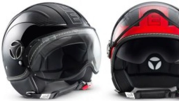 Casco demi-jet Momodesign Avio Carbon