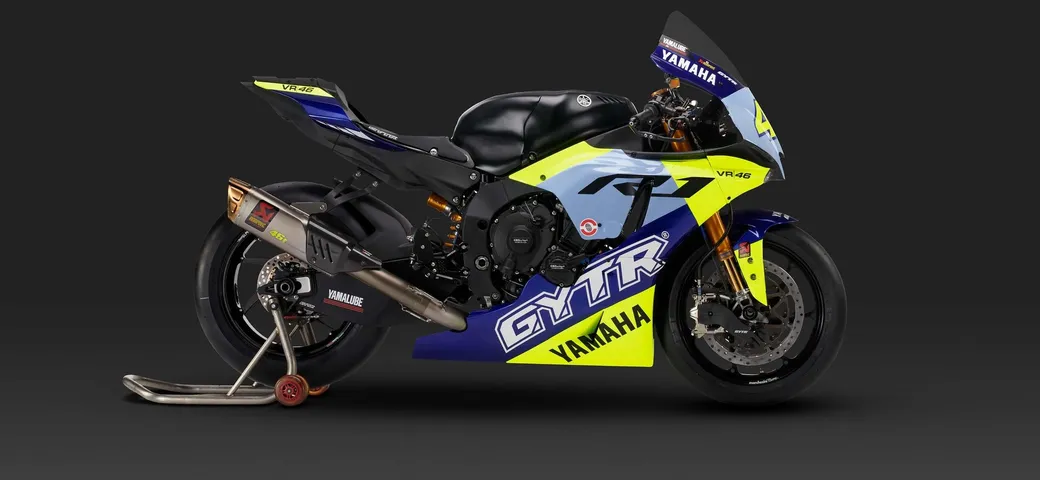Yamaha omaggia Valentino Rossi con una speciale R1 GYTR VR46