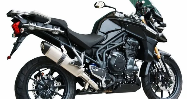 Exan X-Black Ovale per Triumph Explorer 1200