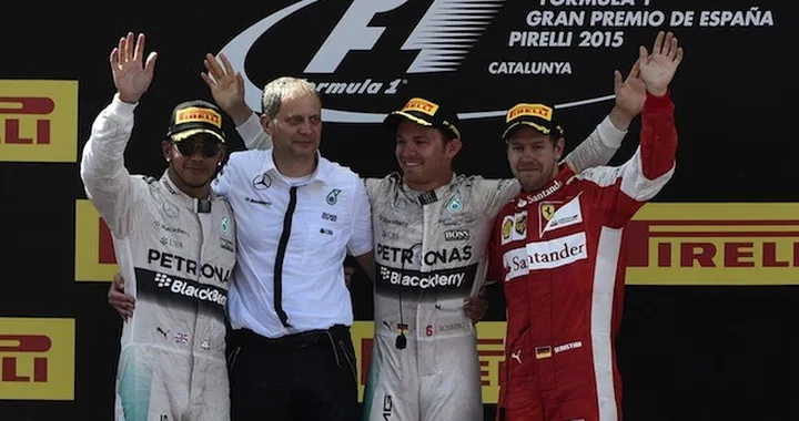 GP Spagna F1 2015: ha vinto Rosberg davanti a Hamilton e Vettel