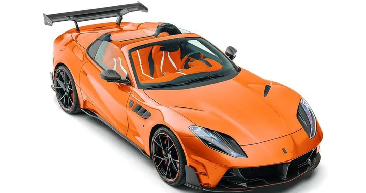 Mansory svela la Ferrari Stallone GTS arancione