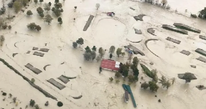 Il Crossodromo Santa Rita devastato dall’inondazione