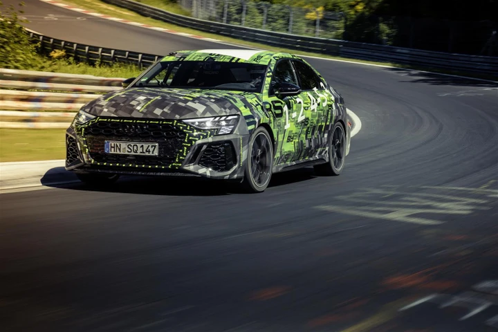 Audi RS3 2021 da record al Nurburgring in 7’40”748