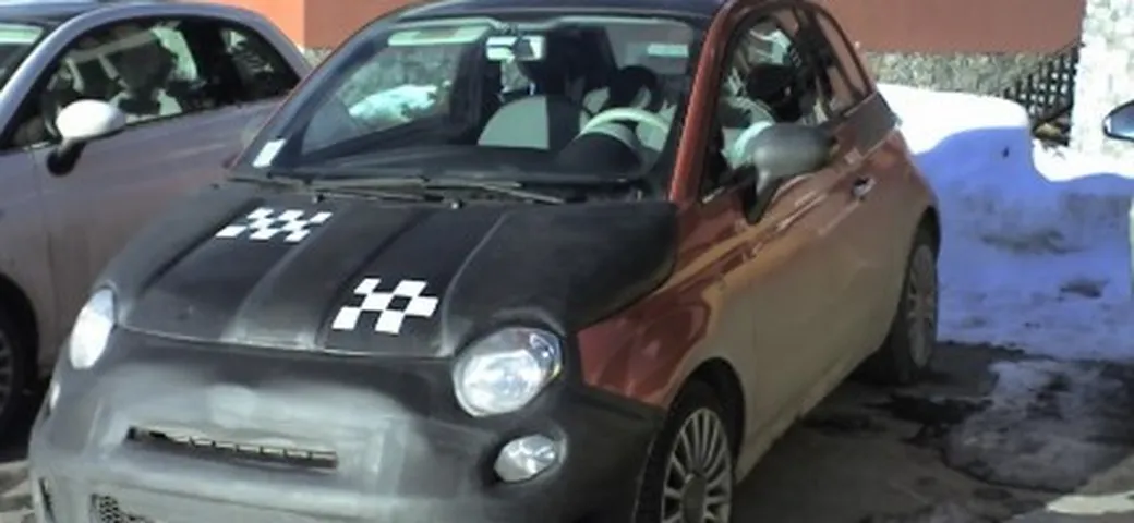Abarth 500: scovata a Livigno