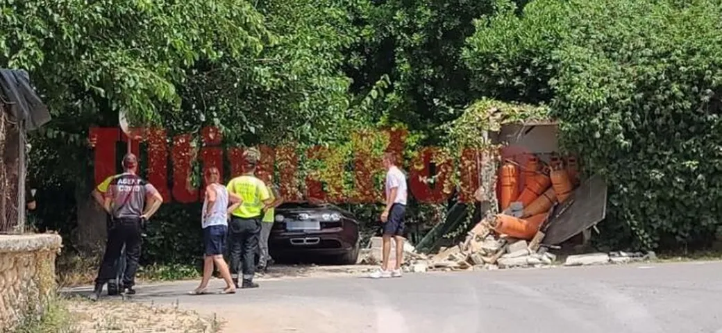 La Bugatti Veyron Grand Sport di Cristiano Ronaldo? Distrutta nell'incidente