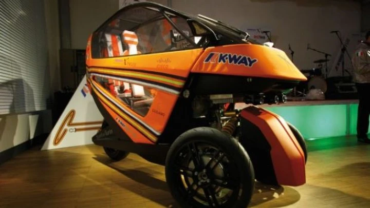 K-Way Motus: il tre ruote a metà fra auto e moto