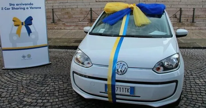 Car sharing: arriva a Verona da aprile, con 35 Volkswagen up!