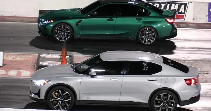 Sfida BMW M3 - Polestar 2: vecchio e nuovo mondo si affrontano