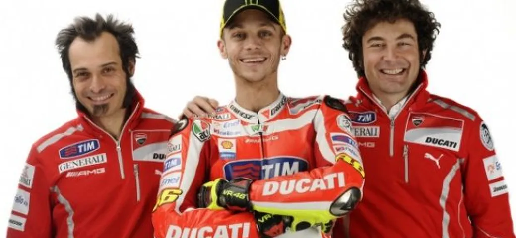 Valentino Rossi: prime foto ufficiali in tuta Ducati