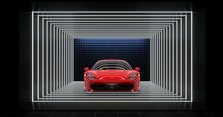 Supercar Capsule: mettere in vetrina Ferrari, Porsche e altre