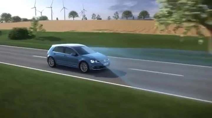 Golf 7 il sistema Lane assist