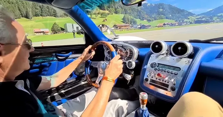 Horacio Pagani sfida una Porsche Carrera GT al volante di una Zonda F [Video]