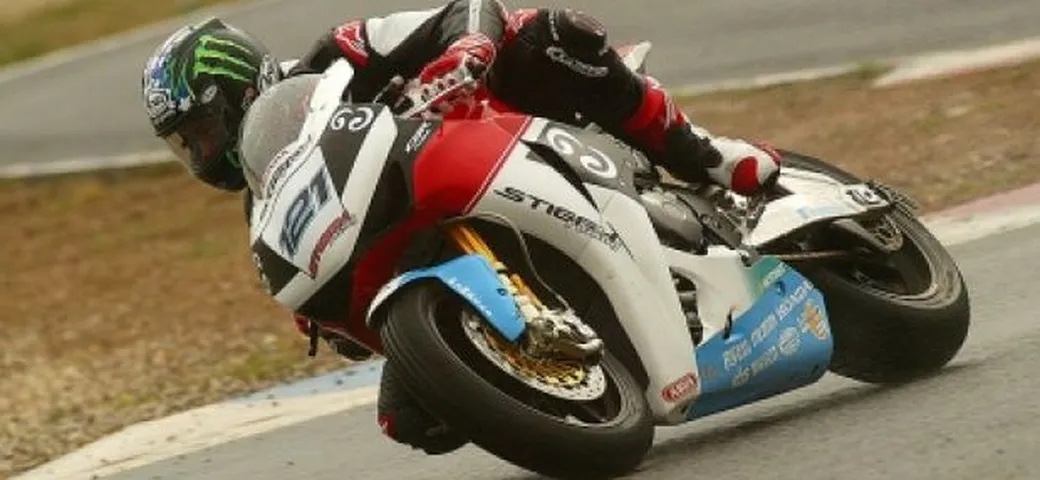 WSBK: John Hopkins prova la Honda Stiggy ad Almeria