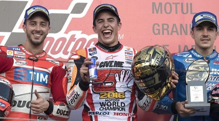 MotoGP, Moto2, Moto3 2016: le classifiche dopo Motegi
