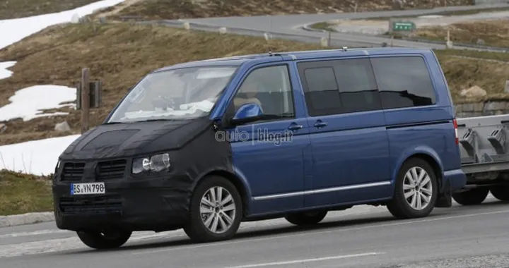 Volkswagen T6: nuove foto spia su strada