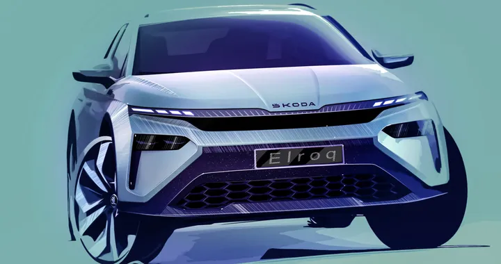 Škoda Elroq: i primi schizzi esterni del nuovissimo SUV compatto
