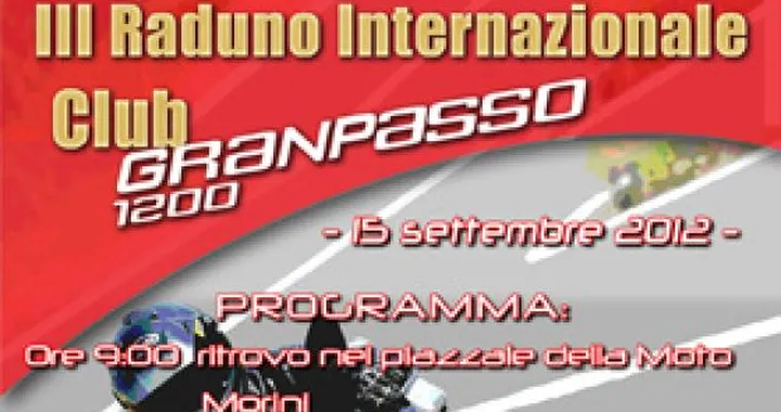 III Raduno Internazionale Moto Morini Granpasso