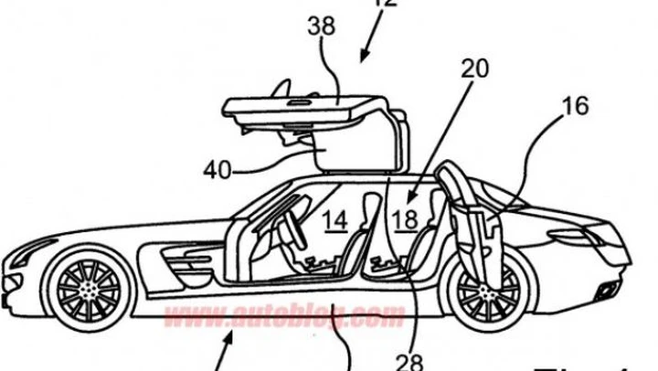 Mercedes: sfuggono i brevetti della SLS AMG quattro porte!
