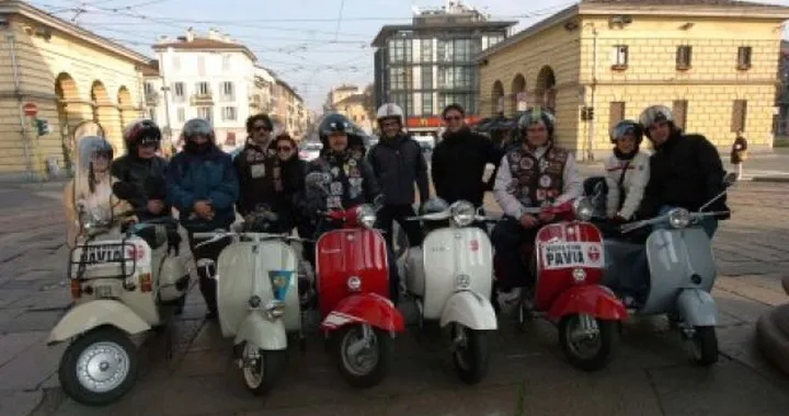 In Vespa al Rosa D'Inverno