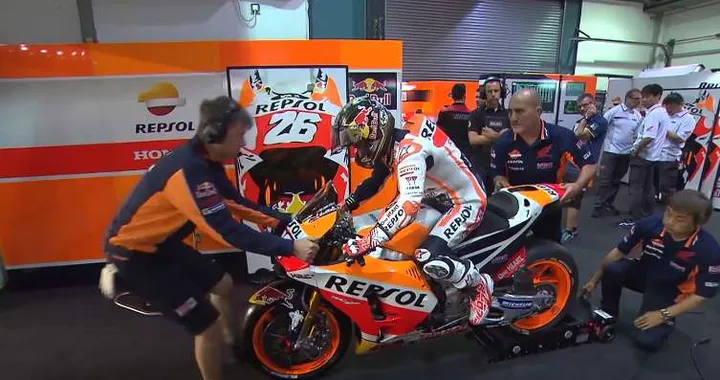 Team Honda HRC, il video del primo giorno di test