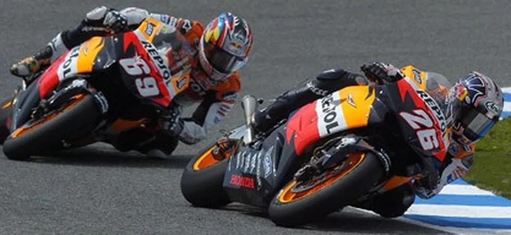 Alto il morale del team Repsol Honda