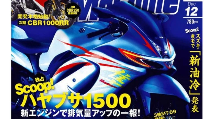 Nuova Suzuki Hayabusa con motore 1500 cc?
